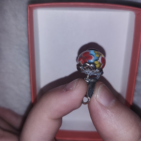 RARE Retired James Avery Hummingbird Glass Bead-READ DESCRIPTION - Picture 7 of 10